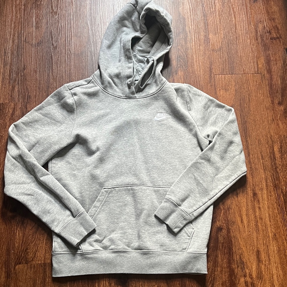 Nike Light Gray Pullover Hoodie